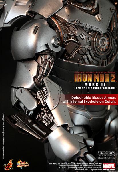 1/6 HOT TOYS - IRON MAN 2: MK II UNLEASHED VERS.