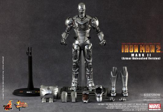 1/6 HOT TOYS - IRON MAN 2: MK II UNLEASHED VERS.