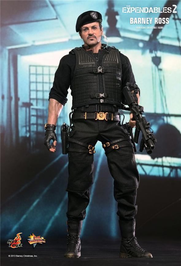 1/6 HOT TOYS - EXPENDABLES 2 BARNEY ROSS