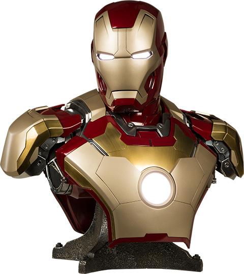 IRON MAN MARK 42 LIFE SIZE BUST