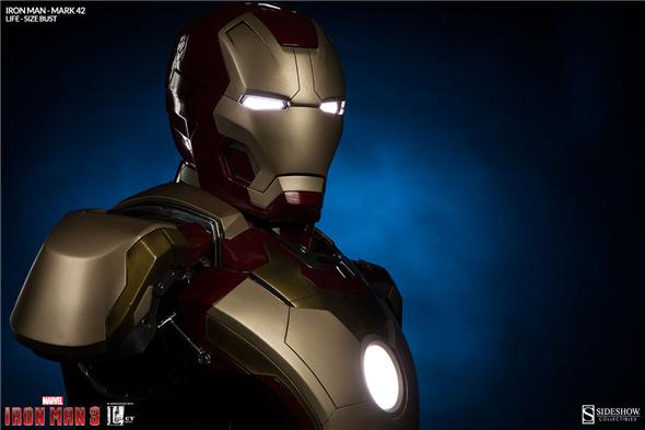 IRON MAN MARK 42 LIFE SIZE BUST