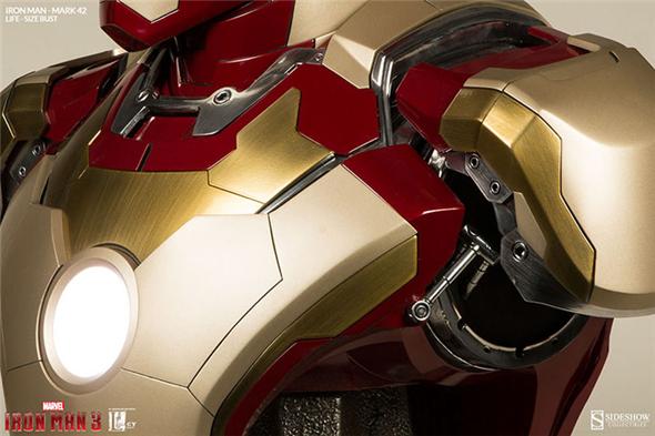 IRON MAN MARK 42 LIFE SIZE BUST