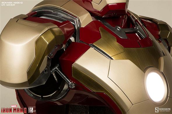 IRON MAN MARK 42 LIFE SIZE BUST