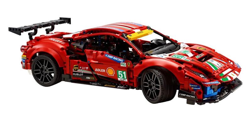 LEGO TECHNIC FERRARI 488 GTE - AF CORSE #51 #4215