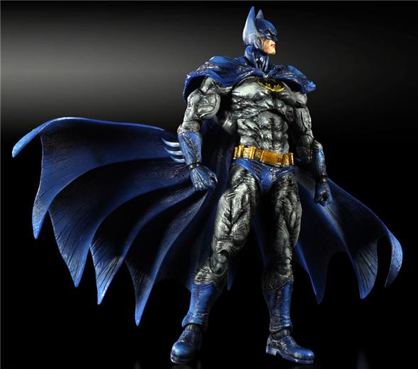 BATMAN ARKHAM CITY BATMAN 1970 SKIN P.A.K.