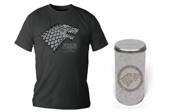 T-SHIRT GAME OF THRONES STARK MAP BOY DLX  /  TAGLIA L