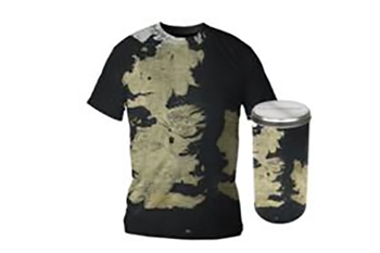 T-SHIRT GAME OF THRONES WESTEROS MAP BOY DLX  /  TAGLIA L