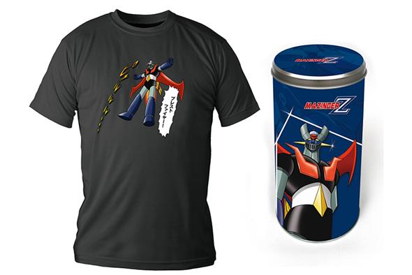 T-SHIRT MAZINGER Z FLYING BLACK BOY DLX  /  TAGLIA L