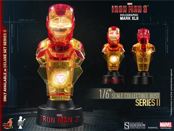 1/6 HOT TOYS - IRON MAN COLL BUST 8-PACK BOX