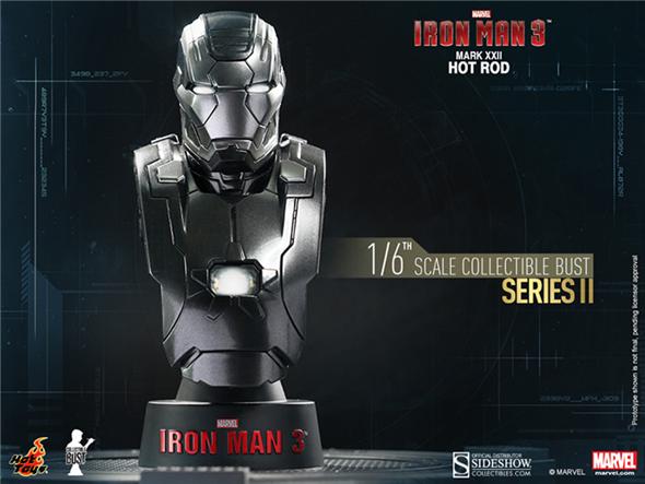 1/6 HOT TOYS - IRON MAN COLL BUST MARK 22 HOT ROD