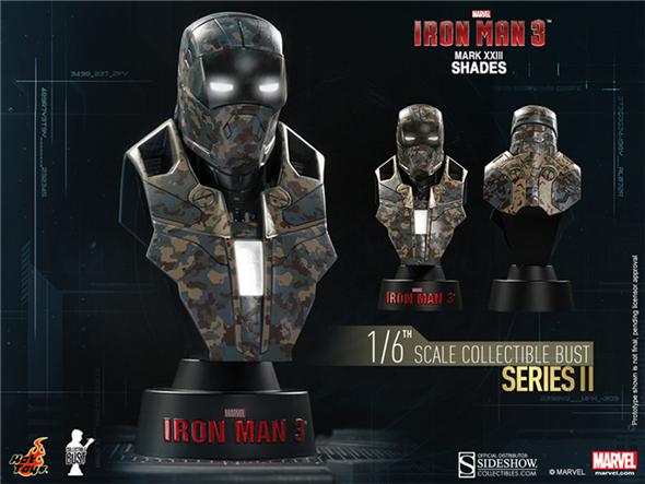 1/6 HOT TOYS - IRON MAN COLL BUST MARK 23 SHADES