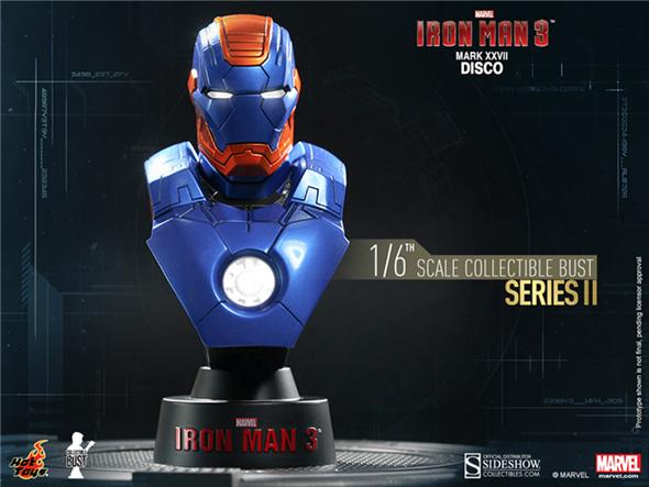 1/6 HOT TOYS - IRON MAN COLL BUST MARK 27 DISCO