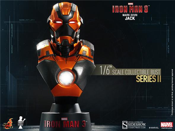 1/6 HOT TOYS - IRON MAN COLL BUST MARK 28 JACK