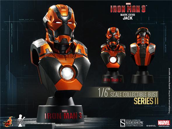 1/6 HOT TOYS - IRON MAN COLL BUST MARK 28 JACK