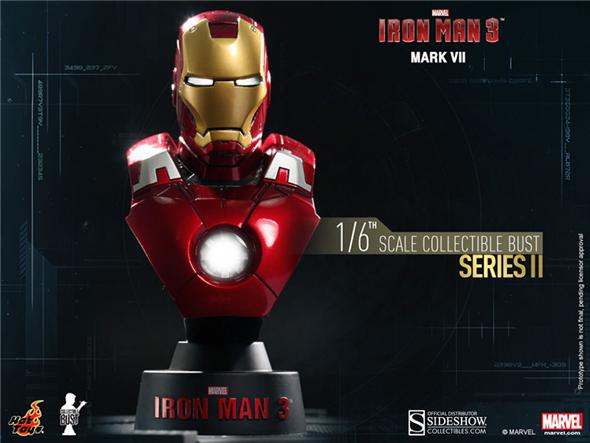 1/6 HOT TOYS - IRON MAN COLL BUST MARK 7