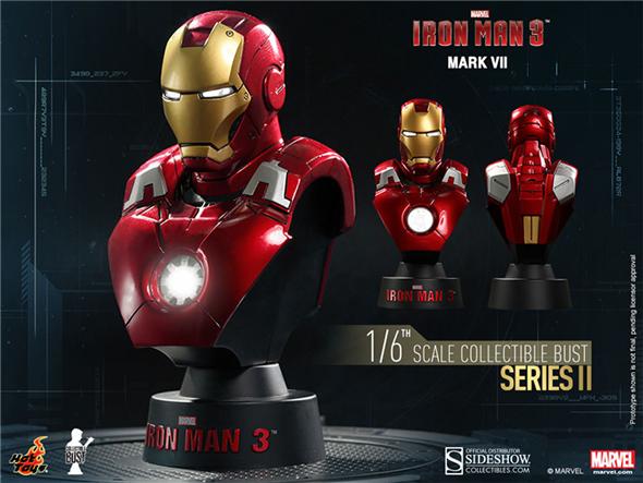 1/6 HOT TOYS - IRON MAN COLL BUST MARK 7