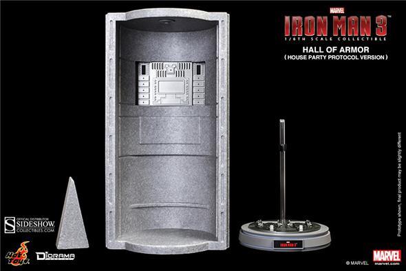 1/6 HOT TOYS - IRON MAN HALL OF ARMOUR HOUSE PARTY