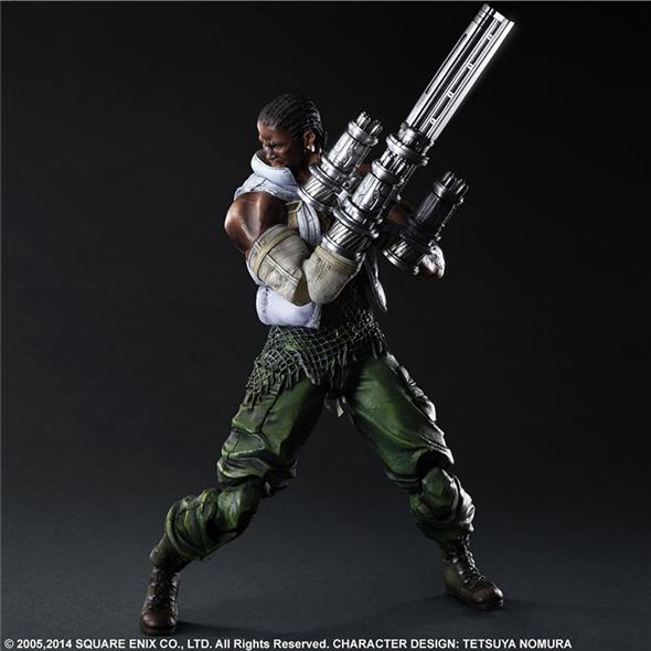 PLAY ARTS KAI - FINAL FANTASY VII ADVENT CHILDREN BARRET P.A.K.