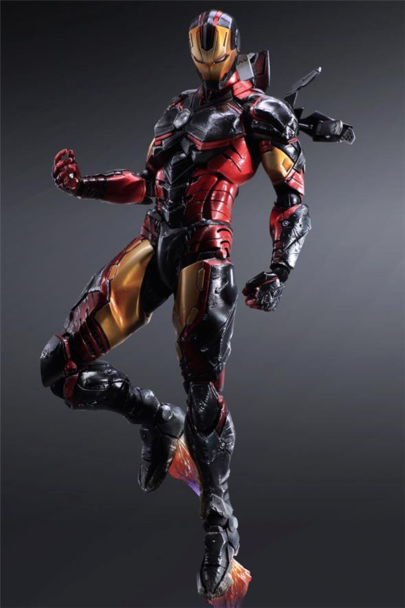 PLAY ARTS KAI - MARVEL COMICS VARIANT IRON MAN P.A.K.