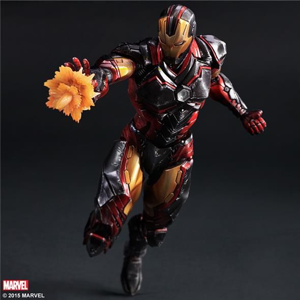 PLAY ARTS KAI - MARVEL COMICS VARIANT IRON MAN P.A.K.