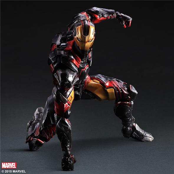 PLAY ARTS KAI - MARVEL COMICS VARIANT IRON MAN P.A.K.