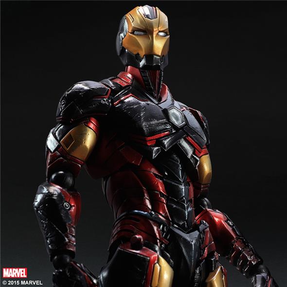 PLAY ARTS KAI - MARVEL COMICS VARIANT IRON MAN P.A.K.