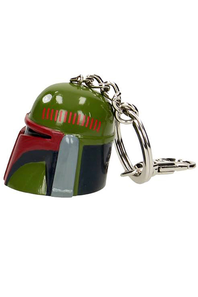 STAR WARS BOBA FETT HELMET SNAP KEYCHAIN