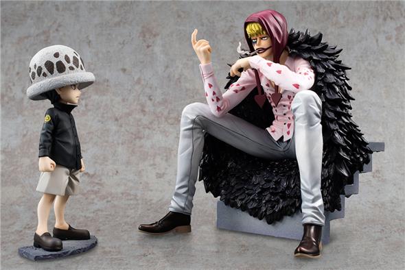 ONE PIECE POP CORAZON/LAW LTD STATUE