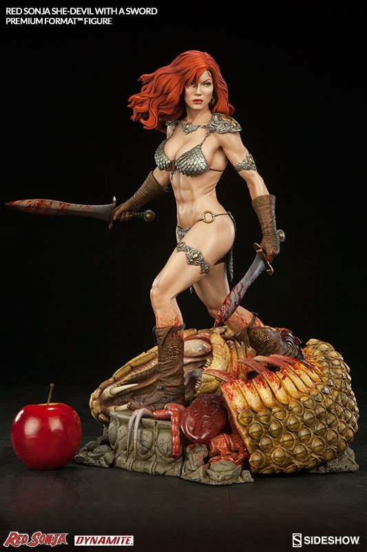 RED SONJA SHE DEVIL WITH A SWORD PREMIUM FORMAT FIGURE