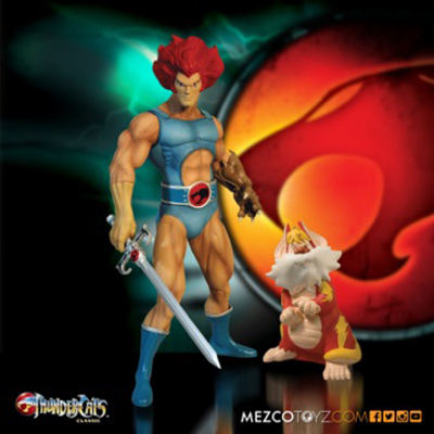 THUNDERCATS LION-O WITH SNARF FIGURE