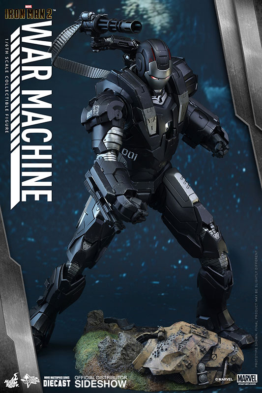 1/6 HOT TOYS - IRON MAN 2 WAR MACHINE 12 DIECAST FIGURE