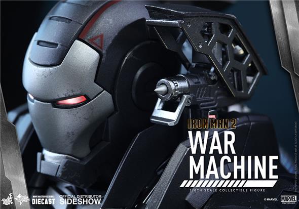 1/6 HOT TOYS - IRON MAN 2 WAR MACHINE 12 DIECAST FIGURE