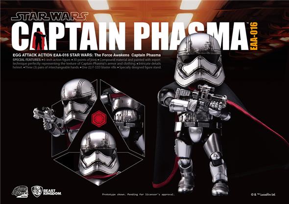 STAR WARS FORCE AWAKENS CAP PHASMA EGG ATTACK