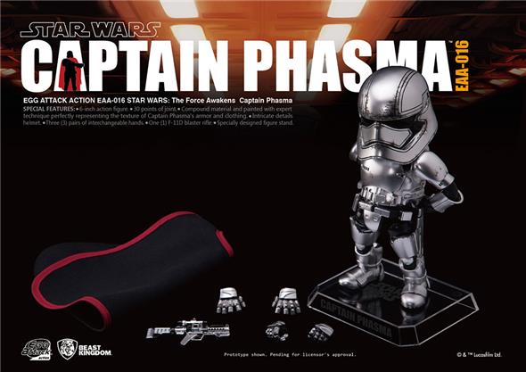 STAR WARS FORCE AWAKENS CAP PHASMA EGG ATTACK