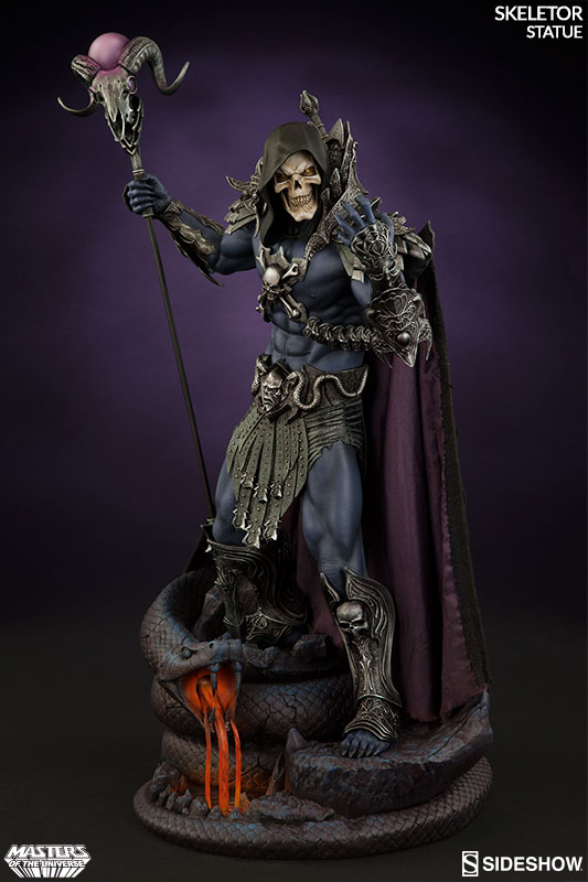 SIDESHOW - MOTU SKELETOR STATUE