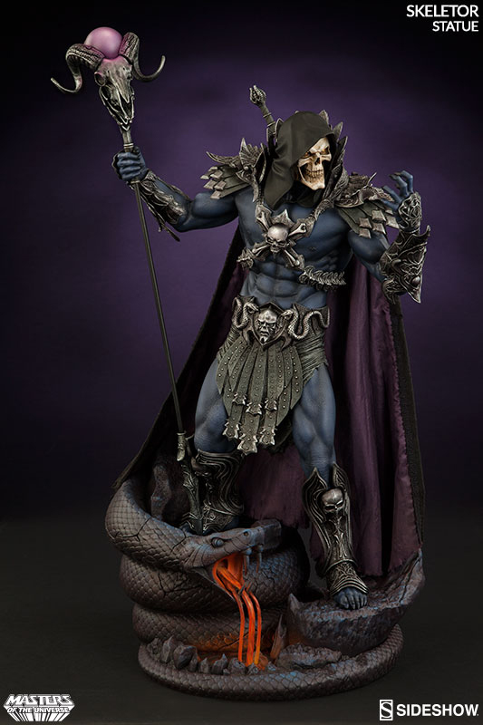 SIDESHOW - MOTU SKELETOR STATUE