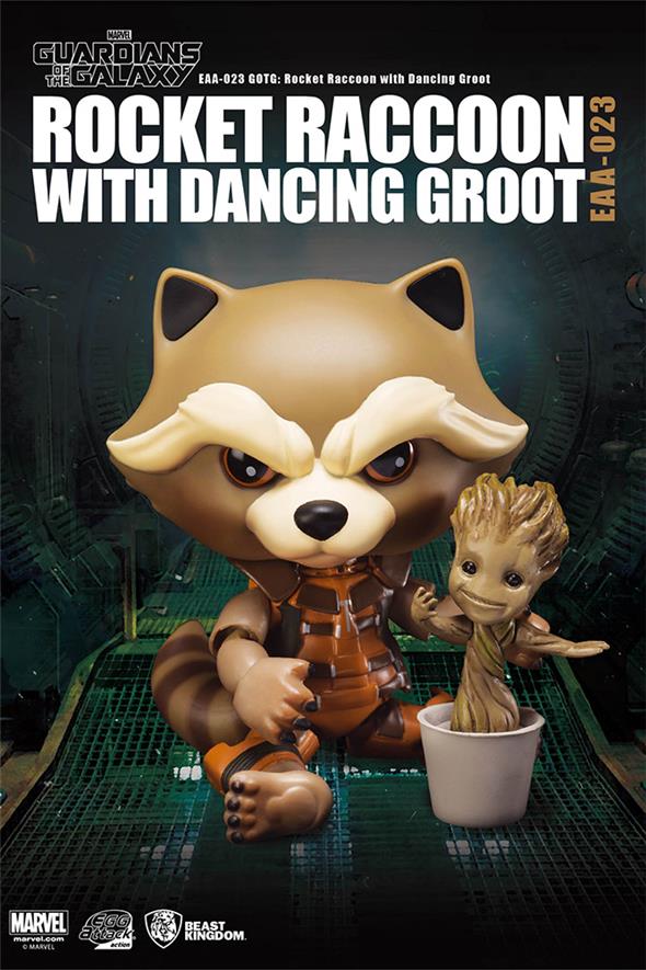 GUARDIANS OF THE GALAXY EGG ATTACK ROCKET/DANCE GROOT