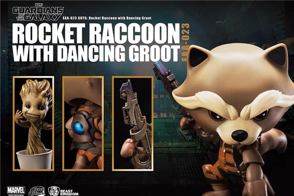 GUARDIANS OF THE GALAXY EGG ATTACK ROCKET/DANCE GROOT