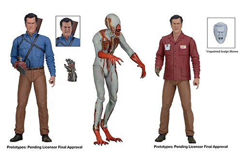 NECA - ASH VS EVIL DEAD S.1 AF SET (3)