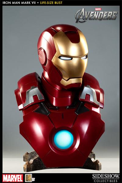 SIDESHOW - IRON MAN MARK VII LIFE-SIZE BUST