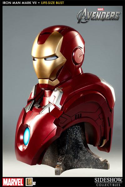 SIDESHOW - IRON MAN MARK VII LIFE-SIZE BUST