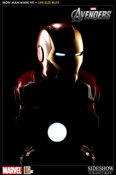 SIDESHOW - IRON MAN MARK VII LIFE-SIZE BUST