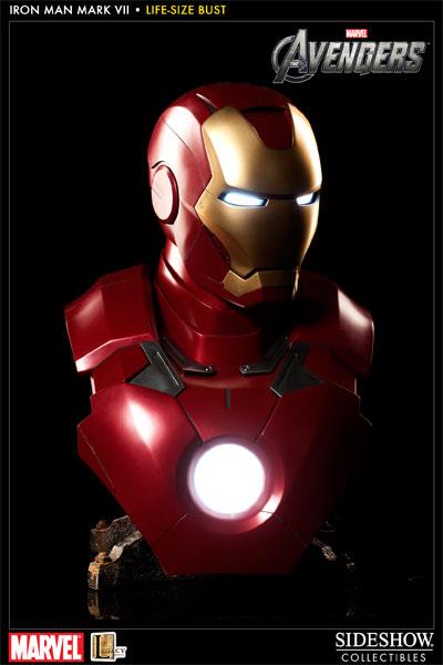 SIDESHOW - IRON MAN MARK VII LIFE-SIZE BUST