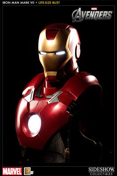 SIDESHOW - IRON MAN MARK VII LIFE-SIZE BUST