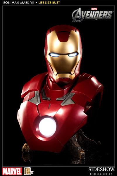 SIDESHOW - IRON MAN MARK VII LIFE-SIZE BUST