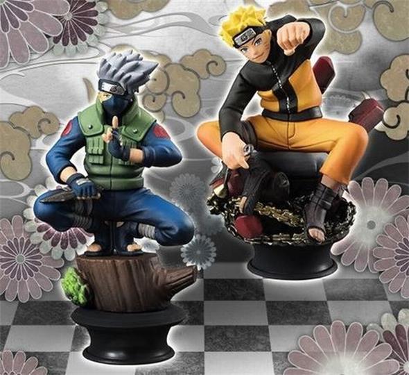 NARUTO - NARUTO & KAKASHI CHESS COLL SET