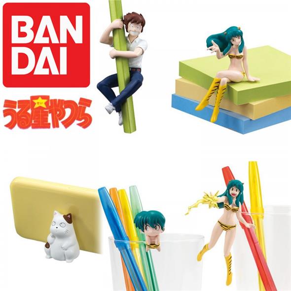 BANDAI DESKTOP GASHAPON LAMU COLLECTION URUSEI YATSURA FIGURES NEW (SET 5 FIGURE)