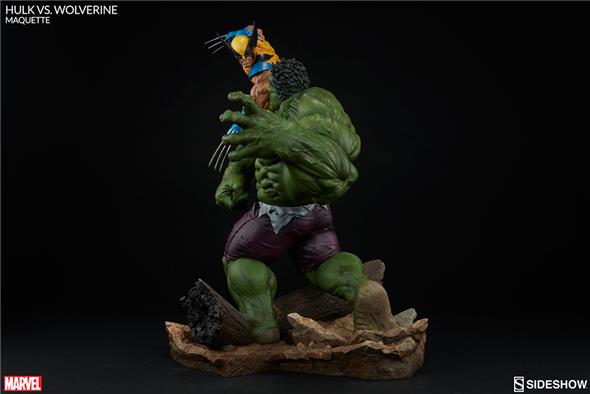 HULK VS WOLVERINE MAQUETTE