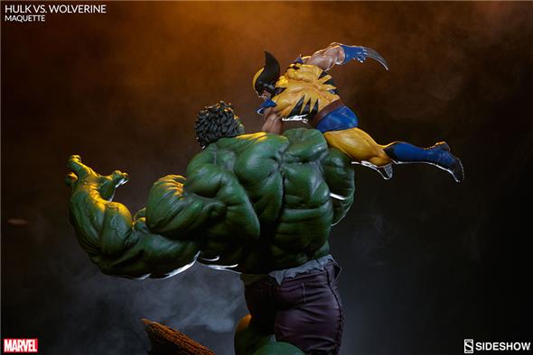 HULK VS WOLVERINE MAQUETTE