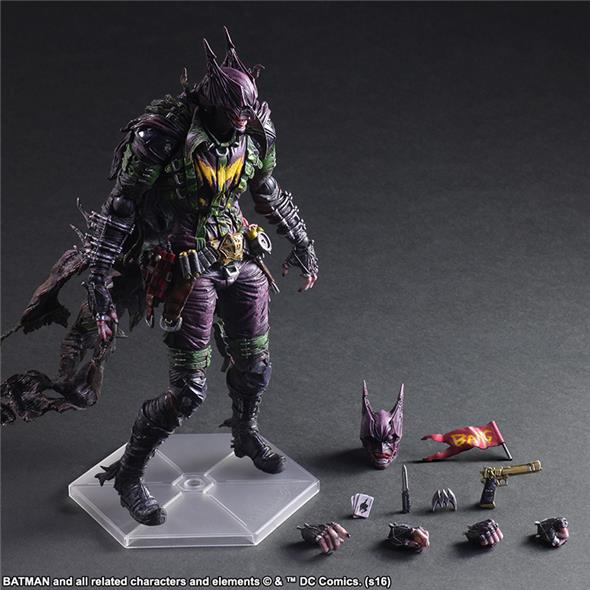 PLAY ARTS KAI - DC COMICS VARIANT BATMAN R G JOKER P.A.K.